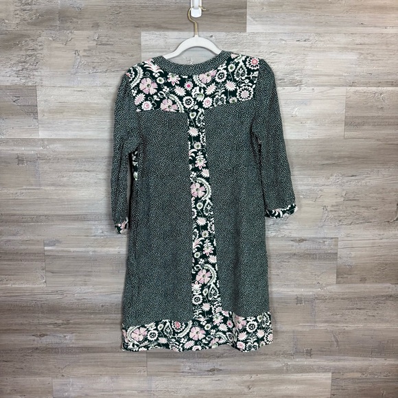 Boden Green and Pink Floral Dress - Picture 3 of 5